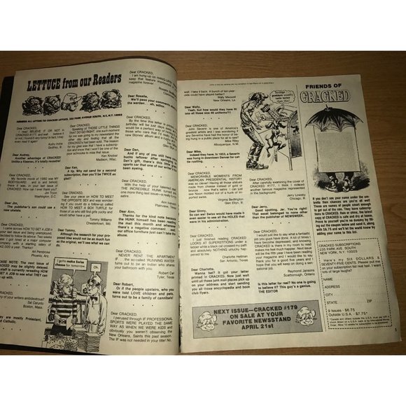 Vintage Cracked Magazine No. 178 July 1981 - Picture 5 of 16